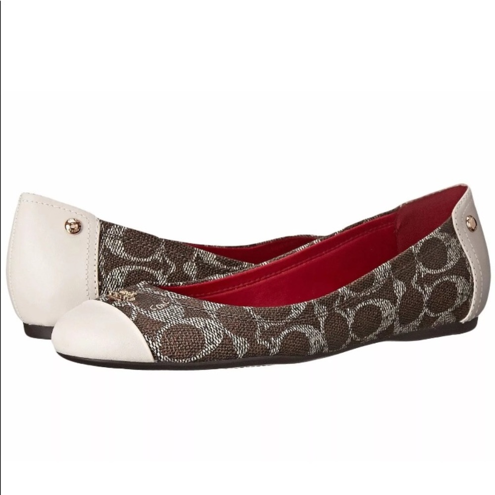 NWOT AUTHENTIC COACH CHELSEA 34A7689 BALLET FLATS